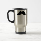 Funny Black Mustache Humor Reisbeker (Links)