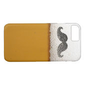 Funny Black Mustache in Beer Foam Case-Mate iPhone Case (Achterkant (Horizontaal))