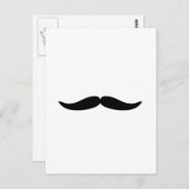 Funny Black Mustache of Mustache Briefkaart (Voorkant / Achterkant)
