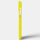 Funny Black Mustache op gele achtergrond Case-Mate iPhone Case (Achterkant / Links)