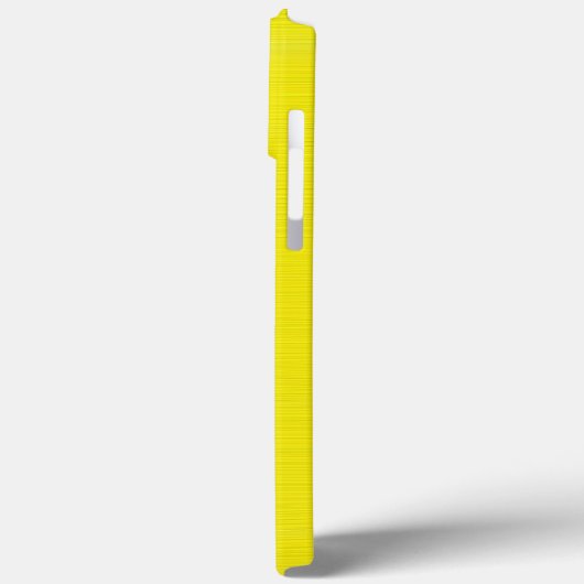 Funny Black Mustache op gele achtergrond Case-Mate iPhone Case (Achterkant / Links)