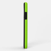 Funny Black Mustache op gele groene achtergrond Case-Mate iPhone Case (Achterkant/rechts)