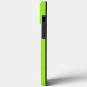 Funny Black Mustache op gele groene achtergrond Case-Mate iPhone Case (Achterkant / Links)