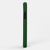 Funny Black Mustache over groene achtergrond Case-Mate iPhone Case (Achterkant/rechts)