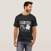 Funny Black People St Patricks Day Irish Shamrock T-shirt (Voorkant volledig)