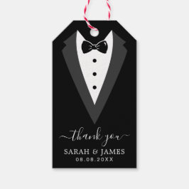 Funny Black Personalized Groomsmen Cadeaulabel