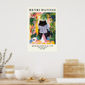 Funny Black Pomeranian Print - Dog on toilet (Keuken)