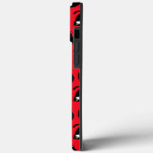Funny Black Red Cat Fitness Case-Mate iPhone Case (Achterkant / Links)