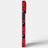 Funny Black Red Cat Fitness Case-Mate iPhone Case (Achterkant / Rechts)