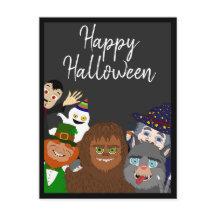 Funny Black Supernatural Creaters Happy Halloween