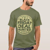 Funny Black Vrijdag Deal Hunter Discount Shoping T-shirt (Voorkant)