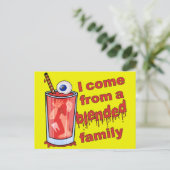 Funny Blended Family Pun Briefkaart (Staand voorkant)