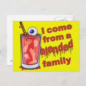 Funny Blended Family Pun Briefkaart (Voorkant / Achterkant)