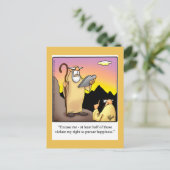 Funny Blessings & Faith Humor Briefkaart (Staand voorkant)