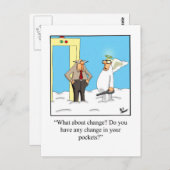 Funny Blessings & Faith Humor Briefkaart (Voorkant / Achterkant)