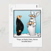 Funny Blessings & Faith Humor Briefkaart (Voorkant / Achterkant)