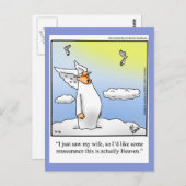 Funny Blessings & Faith Humor Briefkaart (Voorkant / Achterkant)