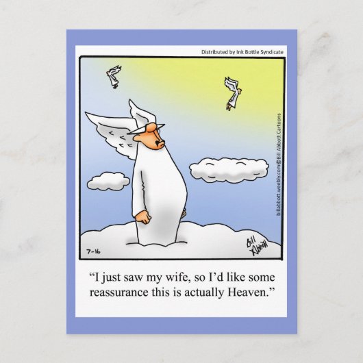 Funny Blessings & Faith Humor Briefkaart (Voorkant)