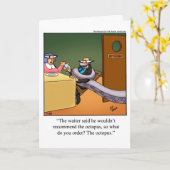 Funny Blijf in contact Blank Wenskaart Kaart (Gele Bloem)