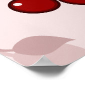 Funny Blijf verse quote slogan hipster humor cherr Poster (Hoek)