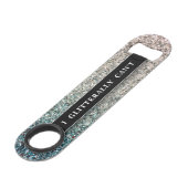 Funny Bling Drink Diamond Glitter Sparkles Speed Flessenopener (Voorkant Gekanteld)