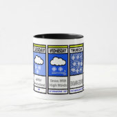 Funny Blizzard Warning Mok (Midden)