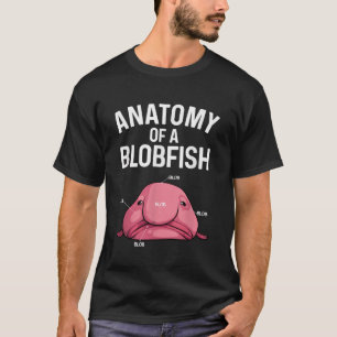 Funny Blobfish Design for Kids Man Women Blob Fish T-shirt