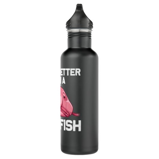 Funny Blobfish Gift for Men Women Zee Dierenvriend Waterfles (Rechts)