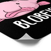 Funny Blobfish Gift Girls booys Underwater Blobfis Poster (Hoek)