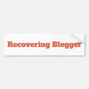 Funny Blogger Bumpersticker