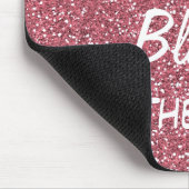 Funny Blonde aan het Bone Quote Muismat (Hoek)