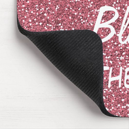 Funny Blonde aan het Bone Quote Muismat (Hoek)