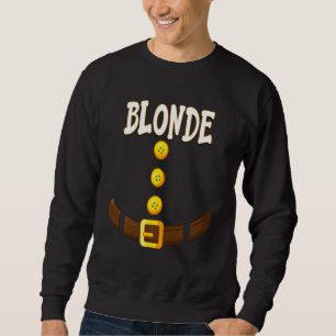 Funny Blonde Kerstgenote Dwarf Matching Elf Co Trui