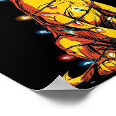 Funny Bloodhound Christmas Graphics Dog Lights Lov Poster (Hoek)