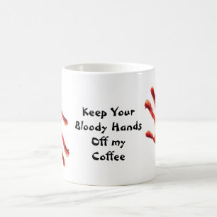 Funny Bloody Hands Coffee Mugs Magische Mok