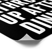 Funny Blow The Bathroom Adult Humor Inappropriate  Poster (Hoek)