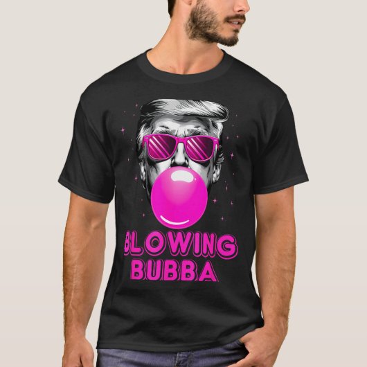Funny Blowing Bubba T-shirt (Voorkant)