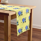 Funny blue cement mixer cartoon illustratie korte tafelloper (Voorbeeld)