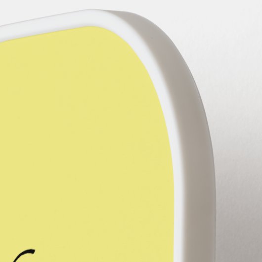 Funny blue cement mixer cartoon illustratie pickleball paddle (Links Detail)