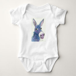 Funny Blue Donkey Romper