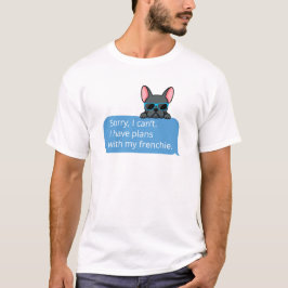 Funny Blue French Bulldog T-shirt