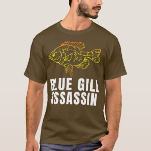 Funny Blue Gill Assassin Bluegill Vist visserij T-shirt