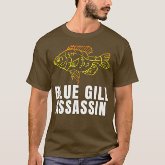Funny Blue Gill Assassin Bluegill Vist visserij T-shirt