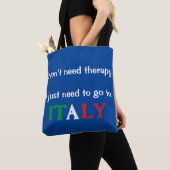 Funny Blue Italiaans handtas Tas (Dichtbij)