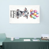 Funny Blue Koe Banner (Beurs)