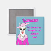 Funny Blue llamaste Gezegde Magnet (Voorkant / Achterkant)