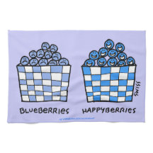 Funny Blueberries Cartoon Art Blueberry Keuken