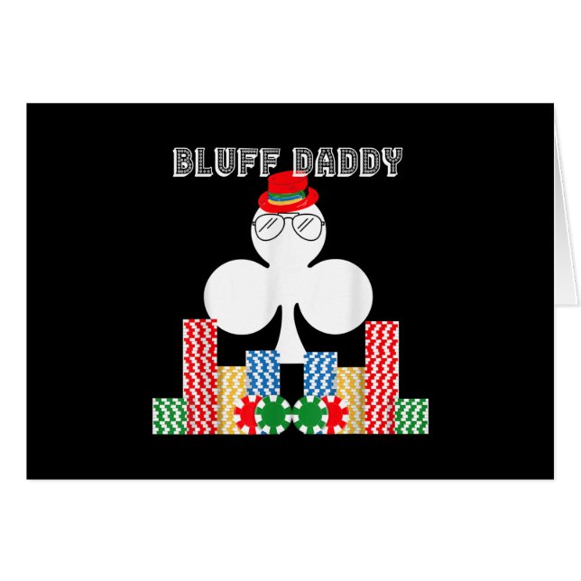 Funny Bluff papa Poker Casino Game Texas (Voorkant Horizontaal)