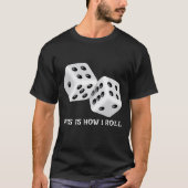 Funny Board Game Gift for Boardgame and Dice T-shirt (Voorkant)