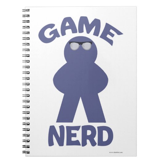 Funny Board Game Nerd Meeple Fun Design Notitieboek (Voorkant)